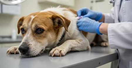 Alergias ambientais ou alimentares em cães