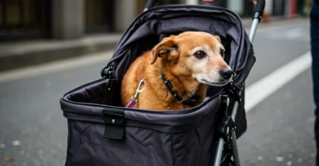 Passeando com cães idosos: como os carrinhos para cães podem ajudar